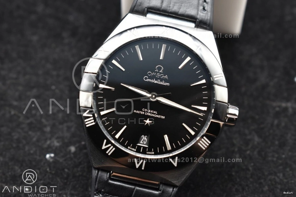 Black SS Black Black 1:1 VSF Strap Super Gummy Best Edition Ceramic on A8900 Clone Dial Constellation 0428